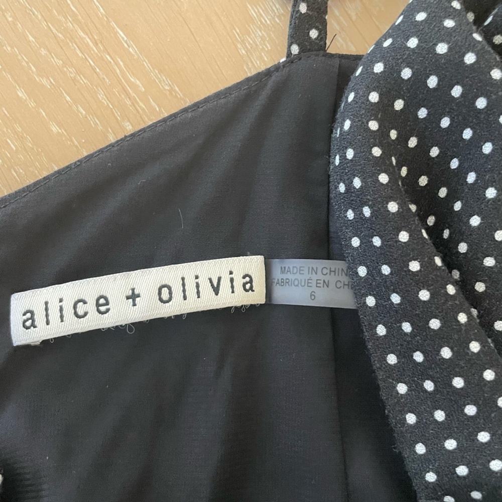 Alice + Olivia Erin Flared Romper - Picture 6 of 6